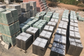 GẠCH TERRAZZO - LÁT VỈA HÈ