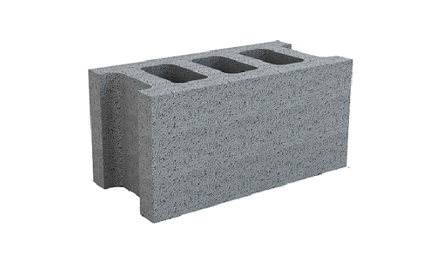 Gạch Block 3 lổ 190x190x390